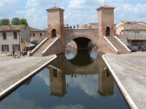The Bridge of the Three Bridges Comacchio